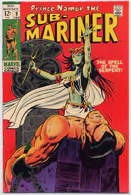 Sub-Mariner 9 1969 Marvel Comics Lady Dorma Serpent Crown Herb Trimpe | eBay