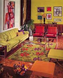 Modern Interior Design With Vintage Furniture And Decor Accessories In Vintage Style 1960s Home Decor Retro Home Decor Retro Style Living Room