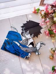 Maybe you would like to learn more about one of these? Dabi Glass Painting In 2021 Glass Painting Anime Canvas Art Anime Crafts
