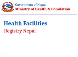 My research paper will research about health care system in nepal. Ministry Of Health And Population