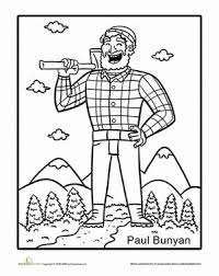 Tall Tales Paul Bunyan Worksheet Education Com Tall Tales Activities Paul Bunyan Tall Tales