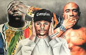 See No Evil Hear No Evil Speak No Evil Canvas Hear No Evil See No Evil Speak No Evil Tupac And Biggie Hip Hop Tupac