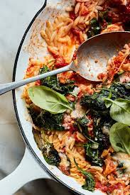 Cheesy Baked Orzo With Marinara Recipe Recipe Marinara Recipe Pasta Dishes Recipes