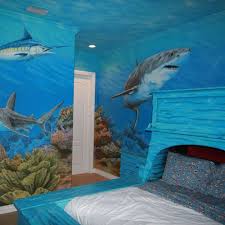 Underwater Themed Bedroom Design Pictures Remodel Decor And Ideas This Would Make An Awesome Guest R Ocean Themed Bedroom Underwater Bedroom Bedroom Themes