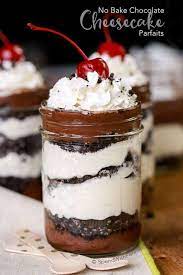 Image uploaded by ~ grace ~. Oreo Chocolate Cheesecake Parfaits Spend With Pennies