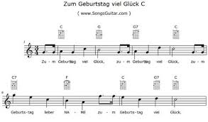 Zum Geburtstag Viel Gluck In C Geburtstagslied Mit Text Akkorden Und Playback Zum Geburtstag V Zum Geburtstag Viel Gluck Geburtstag Lieder Geburtstagslieder