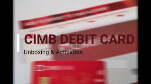 Find a branch contact us anytime. Unboxing Cimb Atm Card Activation Debit Card Youtube