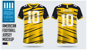 American Football Jersey Or Football Kit Template In 2020 American Football Jersey Football Tshirts American Football