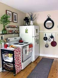 Rental apartment kitchen decorating ideas. 10 Clever Ways To Improve Your Apartment On A Budget Small Apartment Kitchen Decor Kitchen Decor Apartment Small Apartment Kitchen