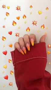 Nail tutorial for 5 easy nail art designs. Edgy Nails Flames Nails Naildesigns Nailswag Nailsideas Aesthetic Nailstagram Nailssummer