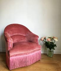 5 résultats pour 'vieux fauteuil'. Fauteuil Crapaud En Velours Rose