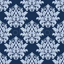 Clean your dotting tool on a baby wipe between paints! Light Blue Floral Seamless Pattern In Stock Vector Colourbox