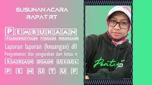 Contoh notulen rapat arisan ibu ibu pkk semoga dengan postingan diatas yang berjudul contoh contoh susunan acara pertemuan rutin pkk rt. Susunan Acara Rt Arisan Pertemuan Rutin Pontren Com