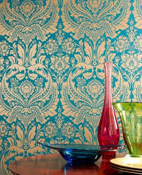 Landhaus Blog Tapeten In Turkis Ein Erfrischender Wohntrend Barock Tapete Tapete Turkis Tapeten