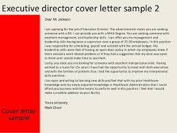 A cover letter for an ceo executive position should highlight your leadership qualities and some of chief executive officer, ceo cover letter sample. Executive Director Cover Letter