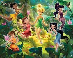 Walltastic Poster Fotobehang Disney Tinkerbell Fotobehang Posterbehang Amigas De Tinkerbell Hadas Imagenes De Hadas