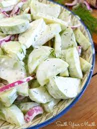 25 Delish Summer Cookout Sides That Will Seriously Impress Your Guests Cucumber Recipes Salad Cucumber Salad Salad Recipes For Dinner