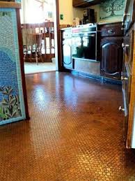 Fun And Funky Flooring Ideas To Diy Or Buy With Images Penny Floor Flooring Penny Tile Floors