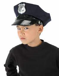 Police Chief Child Hat Costume Hats Halloween Cosutme In Stock Police Hat Kids Police Costume Hats