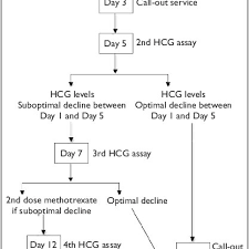 Flow Chart Shows Methotrexate For Ectopic Pregnancy Workflow