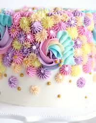 Beautifully smooth swiss meringue buttercream in pastel colours are swirled into a flush floral finish. Wilton Tip 104 Archives Sugar Sparrow