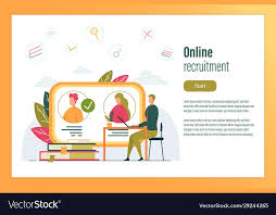 candidates resumes vector image