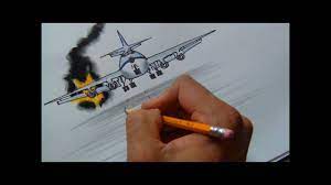 At around 20:30, vichai's helicopter took off. How To Draw A Burning Plane Hd Nelson Harrinsson Youtube