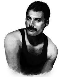 Freddie Mercury Digital Painting Queen Freddie Mercury Freddie Mercury Mercury