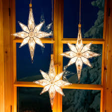 Led Fensterdeko Winterstern 3er Set