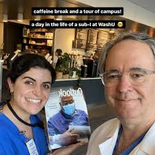 Caffeine break and a tour of campus! A day in the life of a sub-I at WashU  🤓"