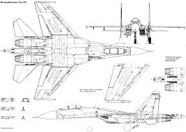 Sukhoi Su 27 Blueprint Download Free Blueprint For 3d Modeling Sukhoi Blueprints Model Airplanes
