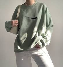 Get the best deals on nike clothing for men when you shop the largest. Sage Green Nike Sweatshirt Outfit Green Sweatshirt Outfit Vintage Sweater Outfit Vintage Nike Sweatshirt