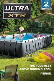 Intex Xtr Logo Warranty Headline Swimming Pools Backyard Deck Designs Backyard In Ground Pools