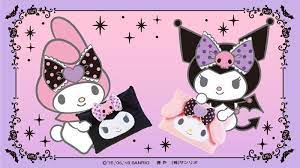 Melody Et Kuromi Kitty Wallpaper Hello Kitty Wallpaper Cute Desktop Wallpaper