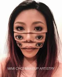 Stunning surrealistic faces created by Canadian makeup artist Mimi Choi.  😲😲😲