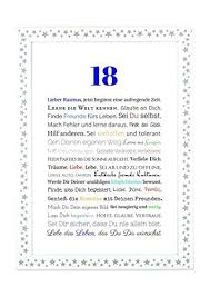 Ein ganz persönliches geldgeschenk zum 18. 18 Geburtstag Bild Test Vergleich 2021 7 Beste Kunstdrucke