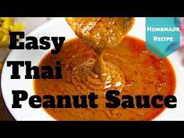 Think About Getting A Cup Of Peanut Sauce Togo It S Easier Than You Think When You Make It Yourself To Top Peanut Sauce Thai Peanut Sauce Peanut Sauce Recipe