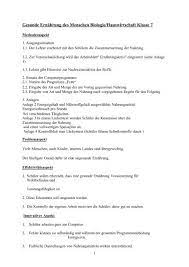 Arbeitsblätter mit beispielen und übungen für das präsens. Gesunde Ernahrung Des Menschen Biologie Hauswirtschaft Klasse 7