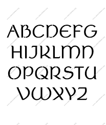 You play music that i love to hear without annoying chatter and commercials. Ancient Celtic Uppercase Lowercase Letter Stencils A Z 1 4 To 12 Inch Sizes Stencil Letters Org