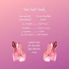 Basic Piercing Care How To Make A Sea Salt Soak Bodycandy