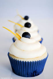 Fresh Blueberry Cupcakes Infused With Lemon Zest And Topped With Lemon Cream Cheese Frosting Garnished With Lemon Zest And More Blueberries By Carrie Sellman Fun Cupcake Recipes Blueberry Cupcakes Cupcake Recipes