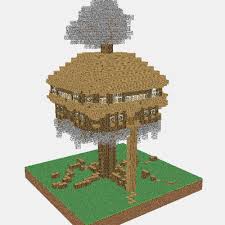 Then build it in your own world. Tree House 3d View Layer By Layer Mineprints