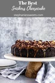 The Best Snickers Cheesecake Recipe In 2020 Cheesecake Recipes Cheesecake Snickers Cheesecake