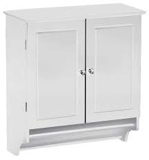 Free shipping on orders of $35+ and save 5% every day with your target redcard. White Bathroom Wall Cabinet With Storage Shelf And Towel Bar Beach Style Bathroom Cabinets By Hilton Furnitures