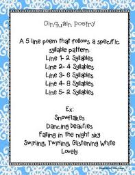 Snowflake Poetry Teaching Poetry Poetry Ideas Cinquain Poetry