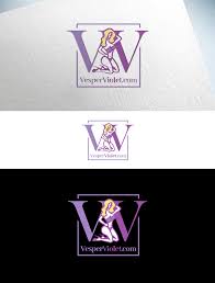 Feminine, Upmarket, Porn Logo Design for VesperViolet.com by Taya Bright |  Design 22161668