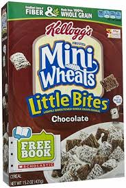 This is a taste test/review of kellogg's frosted mini wheats cereal in the original and little bites chocolate flavors. Frosted Mini Wheats Little Bites Chocolate 431g U Me Exports Uk