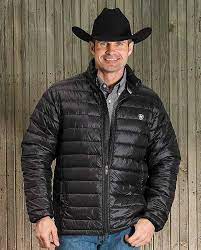 Ariat Men S Black Ideal Down Jacket Comfortable Outerwear Down Jacket Cold Weather Gear
