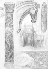 What are the sketches in lord of the rings? Pin By Karina On Paintings Drawings Illustrations Lotr Art Alan Lee Art