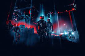 Discover more posts about neon wallpaper. Movie Kin Gun Kin Movie Neon Sci Fi Hd Wallpaper Wallpaperbetter